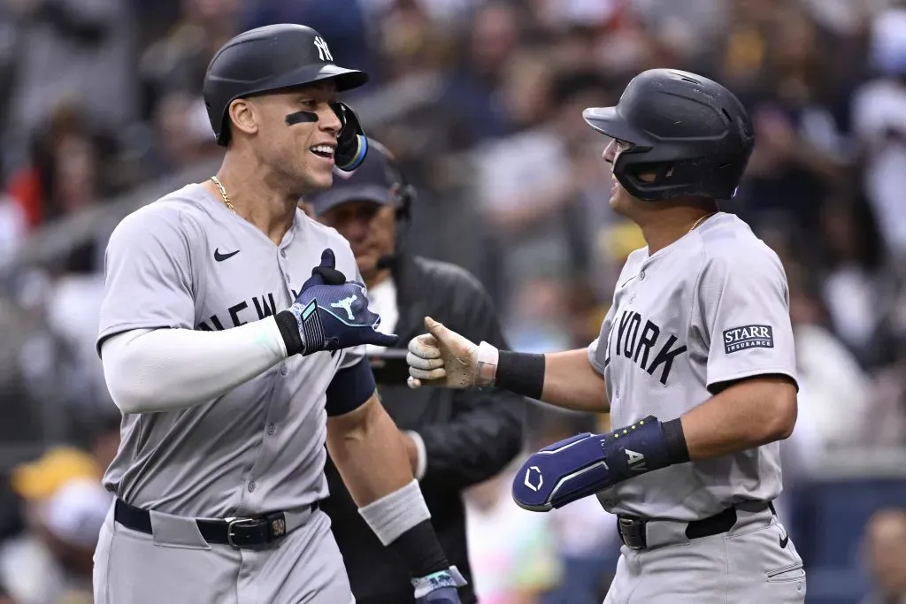 Aaron Judge conectó HR en los dos primeros juegos de su carrera ante Padres en Petco Park | 14 y 25 de mayo 2024 (Getty Images)