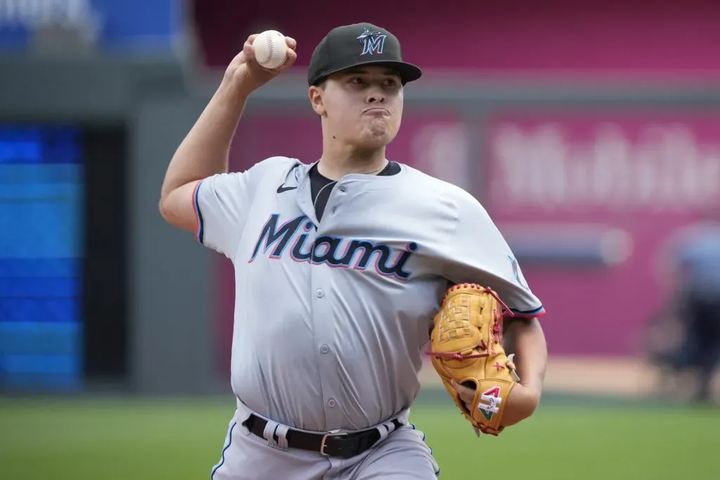 Valente Bellozo 5 IP | 2 H | 0 R | 0 BB | 2 K vs Royals de Kansas City | Debut en MLB, 26 de junio 2024, Kauffman Stadium (Getty Images)