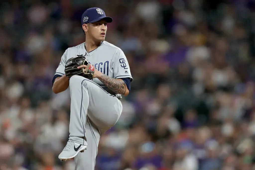 Gerardo Reyes debutó con Padres de San Diego en el 2019, (Getty Images