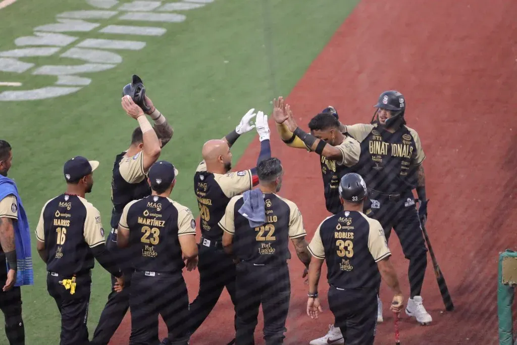 Yadiel Hernández abrió la pizarra con HR ante Acereros en el primer juego de los playoffs 2024 (Cortesía)