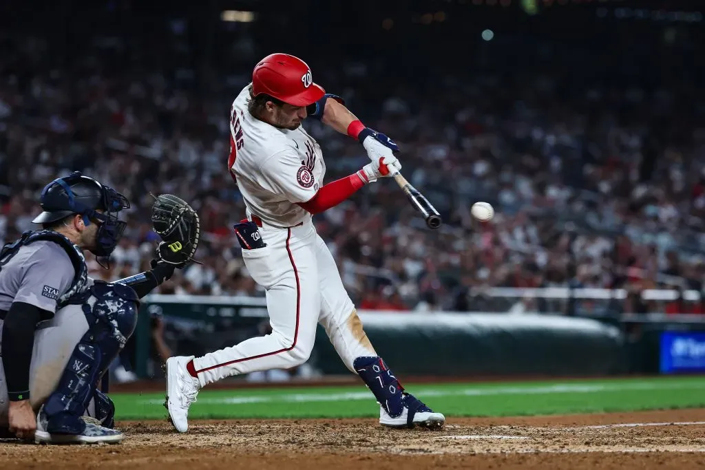 Dylan Crews en su debut con Nacionales de Washington ante Yankees | 26 de agosto 2024, Nationals Park (Getty Images)