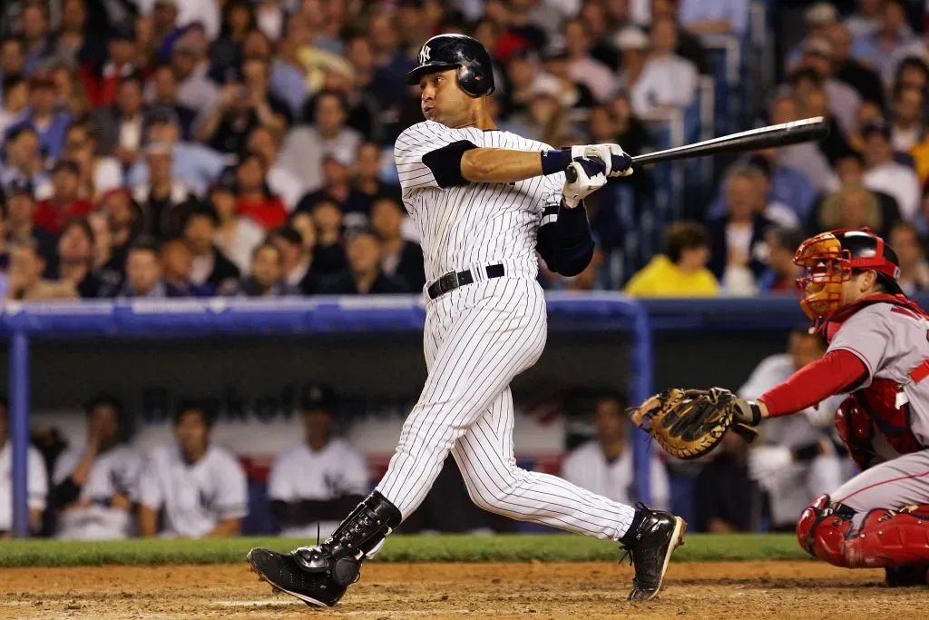 Derek Jeter es el líder histórico de hits en los Yankees de Nueva York, con 3 mil 465 (Getty Images)