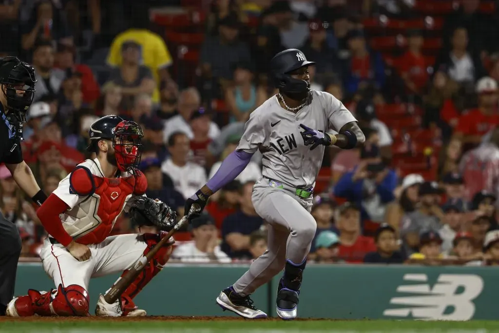 Jazz Chisholm Jr. dio hit en su primer juego con los Yankees | 28 de julio 2024 vs Red Sox de Boston, Fenway Park (Getty Images)