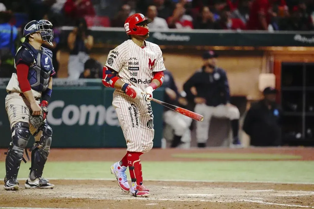 Robinson Canó dio 4 tablazos y produjo 17 carreras en la postemporada 2024 que coronó a los Diablos Rojos del México (Foto: Cortesía)