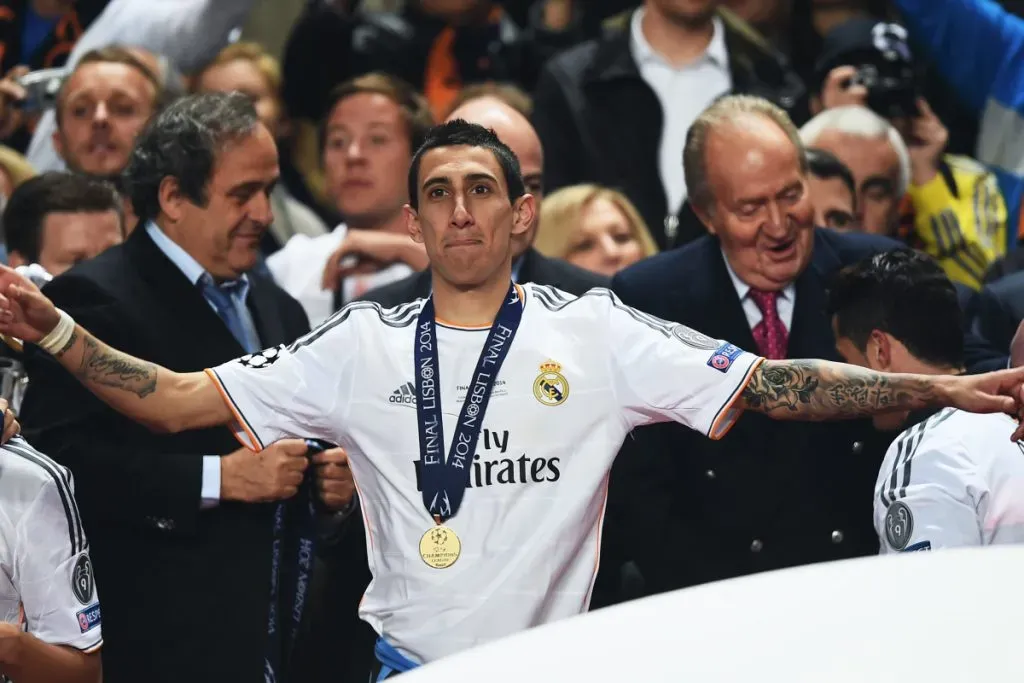 Di María logró alzar títulos con Real Madrid