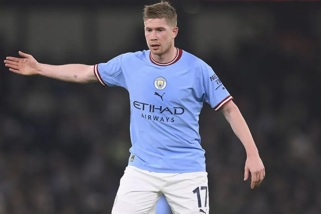 Kevin de Bruyne es el líder de asistidores en la Premier League