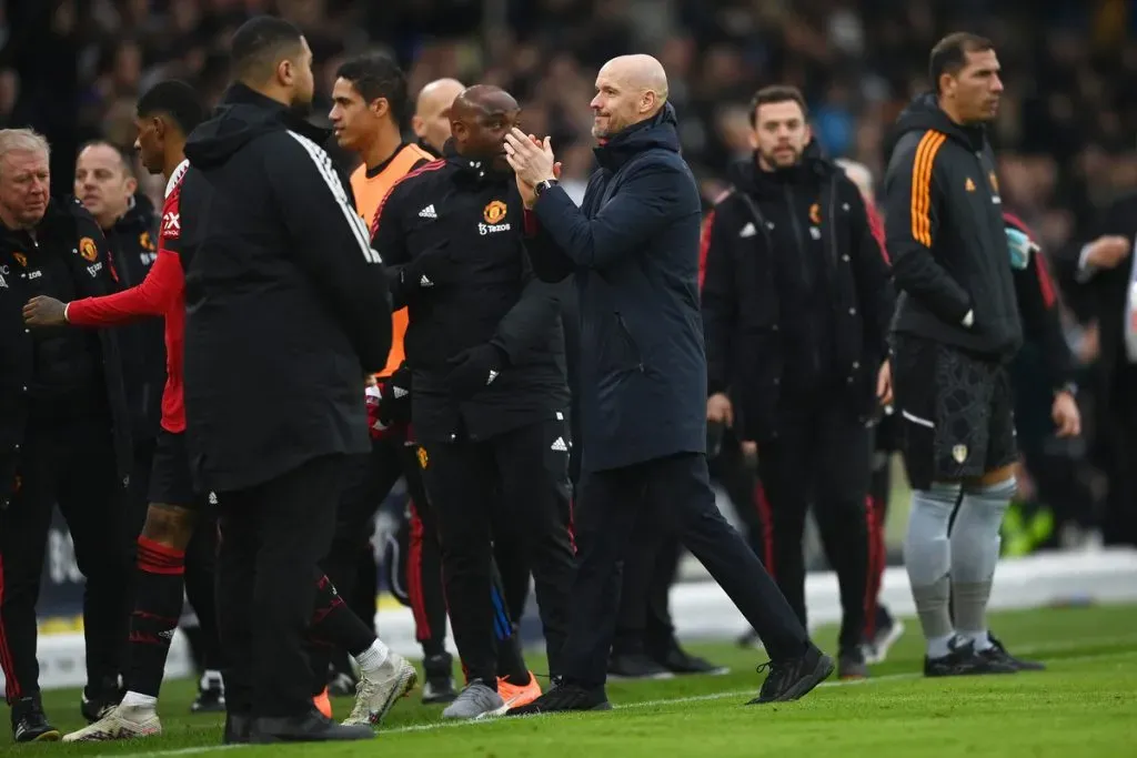 Erik Ten Hag ya habló con el equipo y buscarán borrar la imagen de la goleada (Getty Images)