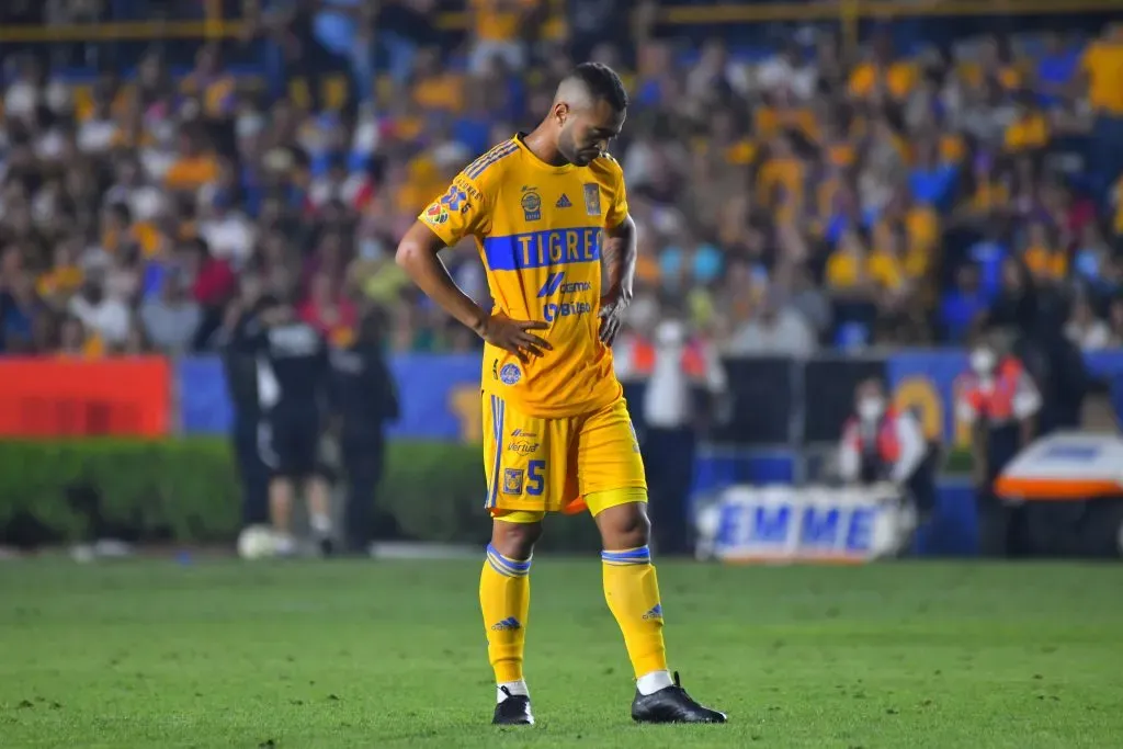 Monterrey, Nuevo León, 11 de marzo de 2023. , durante el partido de la jornada 11 del torneo Clausura 2023 de la Liga BBVA MX, entre los Tigres de la UANL y las Águilas del América, celebrado en el estadio Universitario. Foto: Imago7/ Juan Angel Ovalle