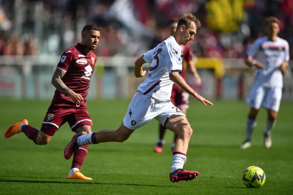 Imágenes del duelo entre Torino y Salernitana (Getty Images)