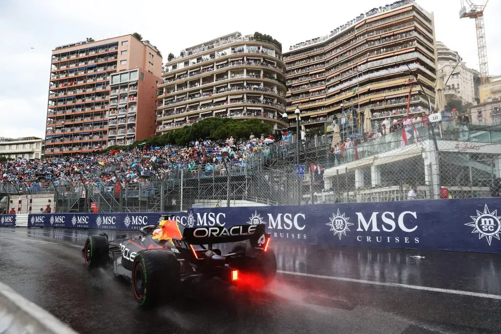 La lluvia fue una de las grandes protagonistas de la jornada de hoy (Photo by Ryan Pierse/Getty Images)