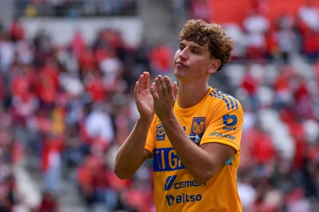 Igor Lichnovsky, durante el partido de vuelta de los Cuartos de Final del torneo Clausura 2023 de la Liga BBVA MX, entre los Diablos Rojos del Toluca y los Tigres de la UANL, celebrado en el estadio Nemesio Diez. Foto: Imago7/ Arturo Hernández