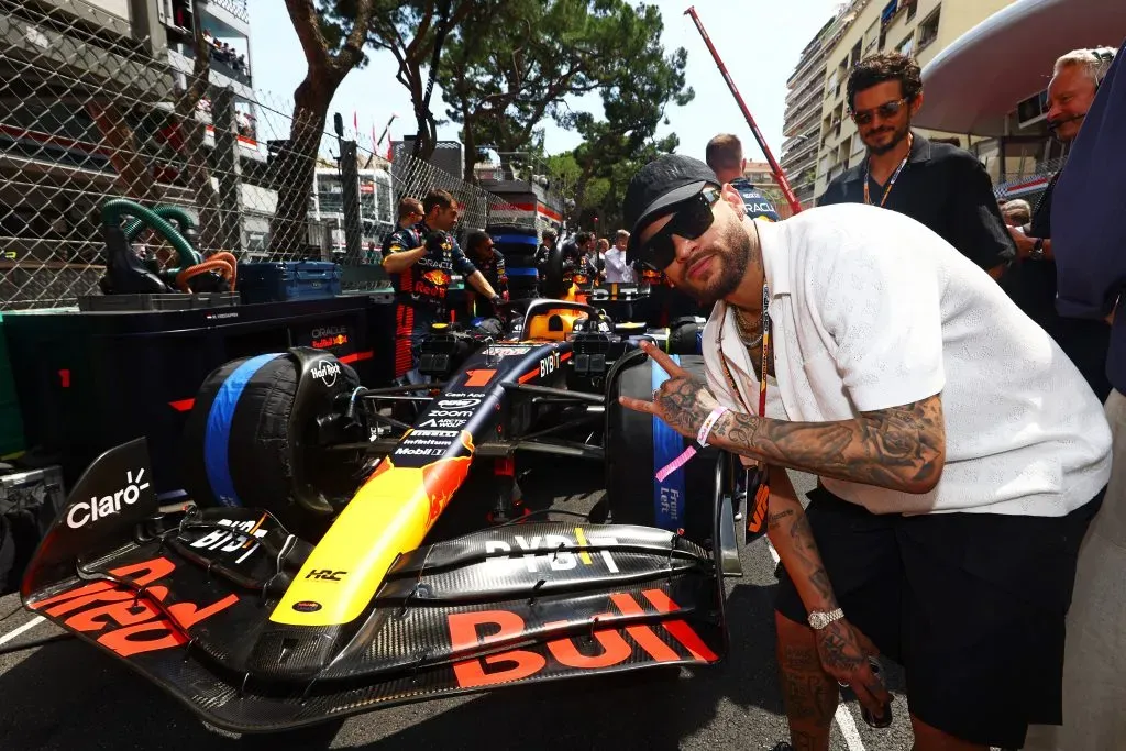 Neymar estuvo por estos días en el Grand Prix de Monaco (Getty)