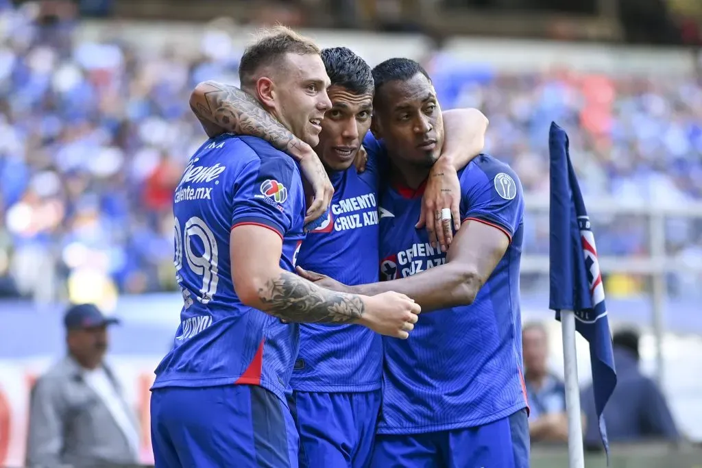 Rodolfo Rotondi en festejo de gol durante el partido de la jornada 9 del torneo Apertura 2023. Foto: Imago7