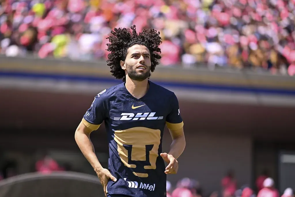 César Huerta durante el partido de la jornada 13 del torneo Apertura 2023. Foto: Imago7