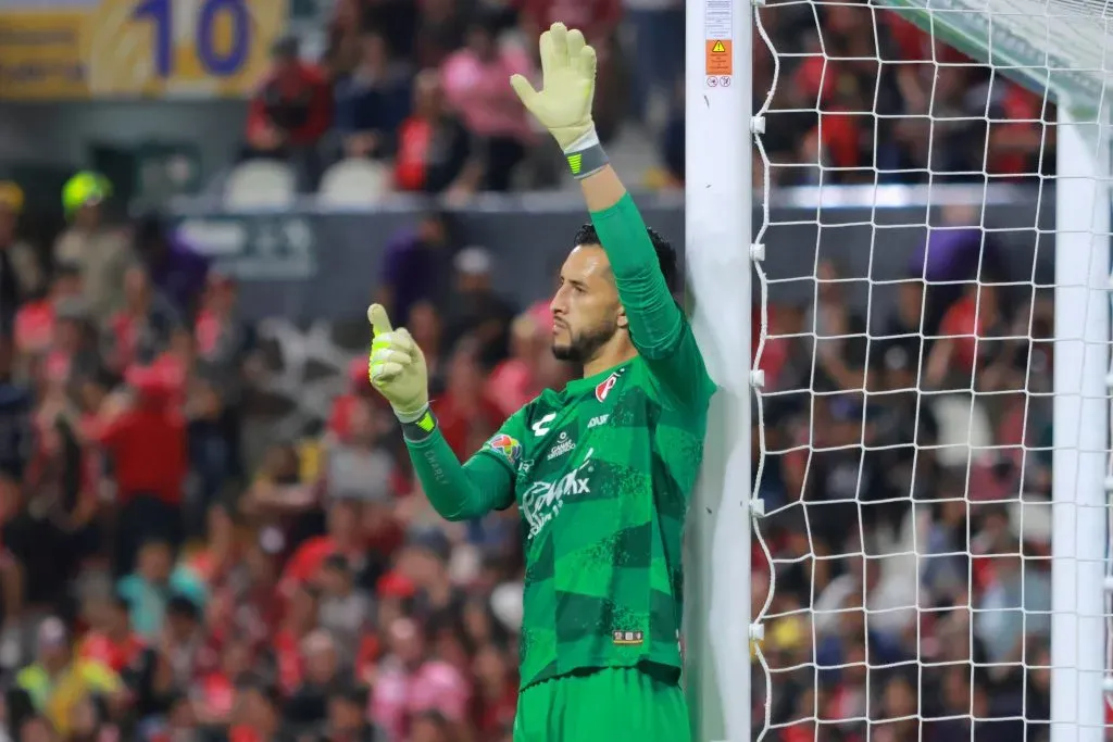 Camilo Vargas durante el partido de la jornada 10 del torneo Apertura 2023. Foto: Imago7