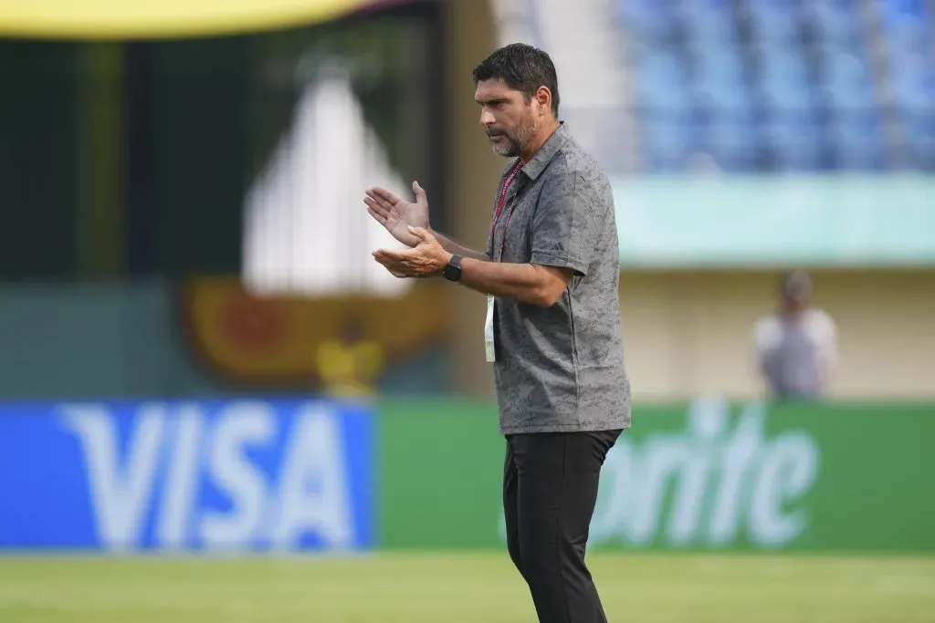 Raúl Chabrand técnico de la Selección Mexicana Sub 17. Foto: Imago7