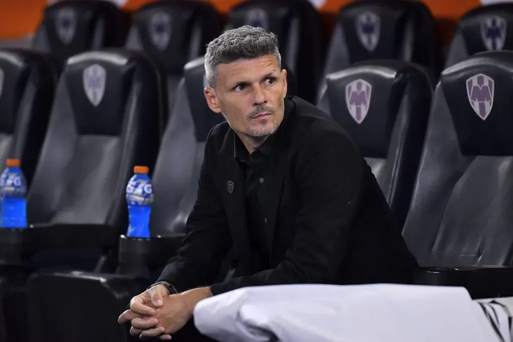 Fernando Ortiz, técnico de los Rayados de Monterrey durante el partido de la jornada 14 del torneo Apertura 2023 de la Liga MX. Foto: Imago7