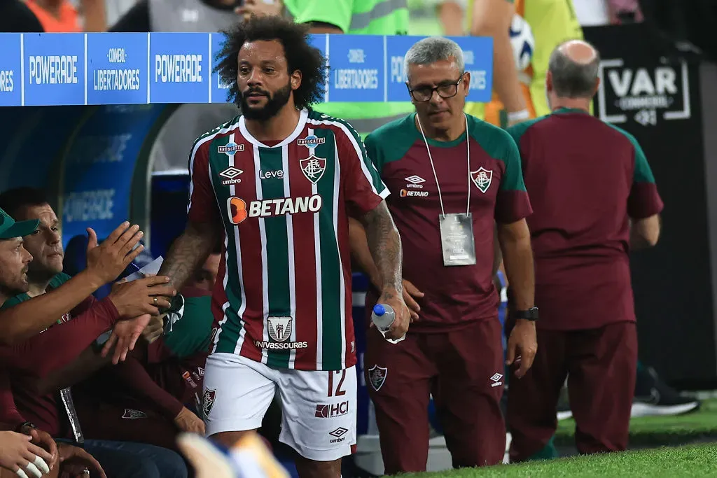 Marcelo es duda para enfrentar aa River por una lesión en la pantorrilla (Getty)