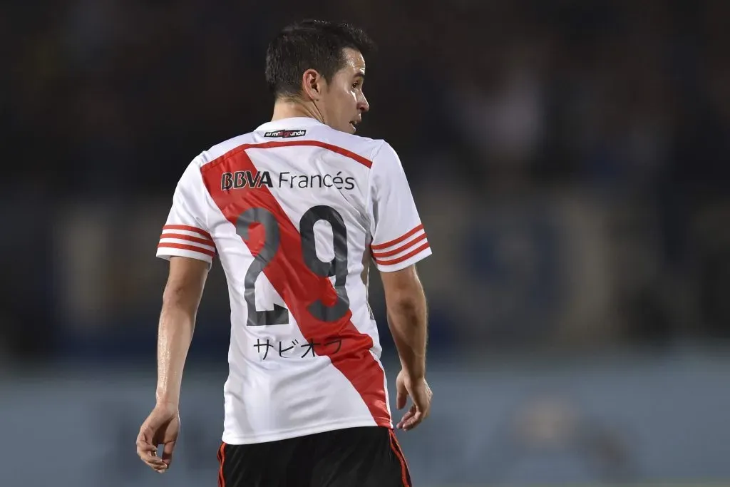 Javier Saviola en su vuelta a River.