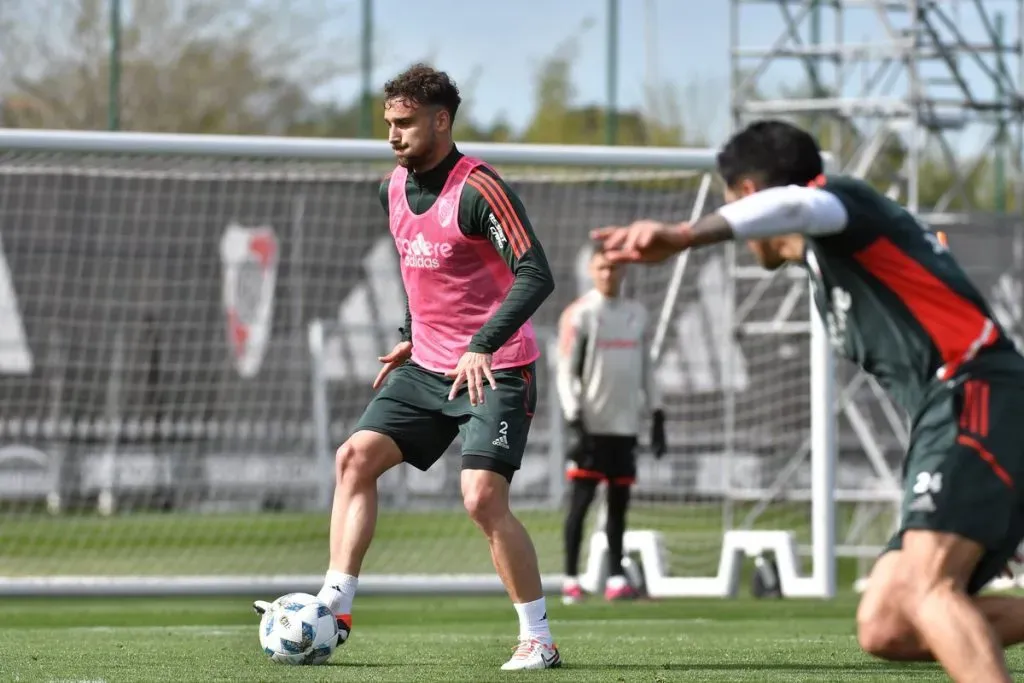 Boselli todavía no pudo debutar oficialmente en River. (Prensa River)