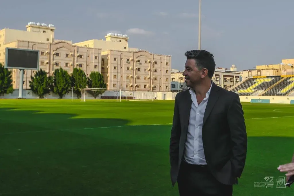 Marcelo Gallardo se prepara para el debut en Arabia Saudita.