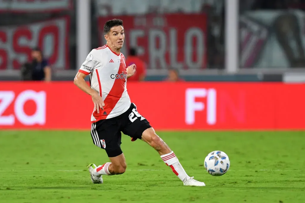 Nacho Fernández  mejoró a River cuando entró desde el banco de suplentes ante Rosario Central.