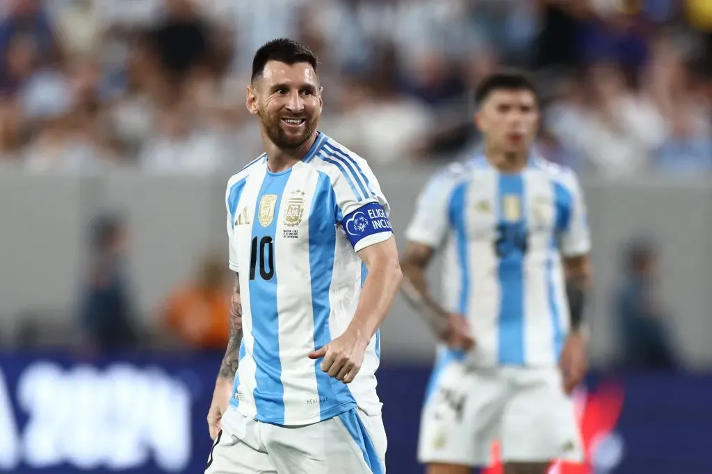 Lionel Messi, baja ante Perú por una lesión muscular.