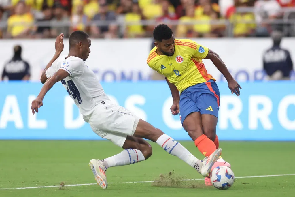 Borja en acción ante Panamá. (Foto: Getty).