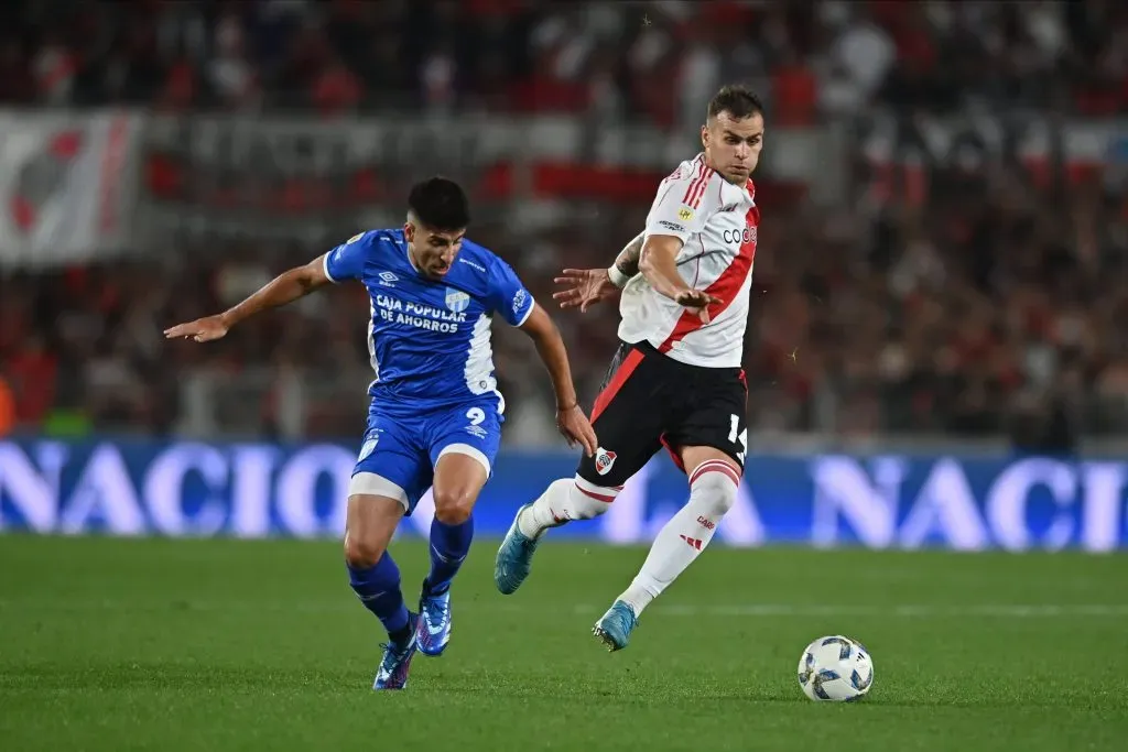 Leandro González Pirez convirtió para River vs. Atlético Tucumán. (Foto: Prensa River).