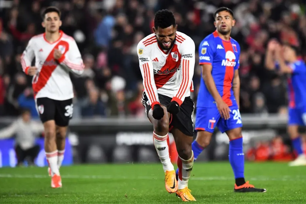 Con un hat trick de Borja, River venció a Tigre (Foto: Getty).