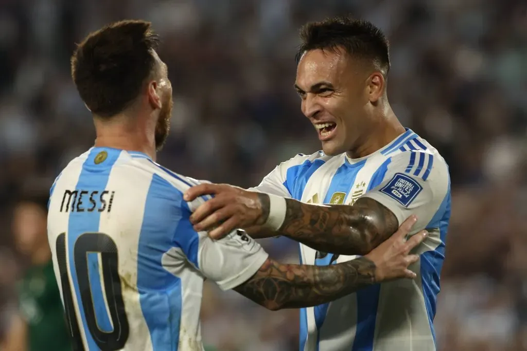 Messi y Lautaro la rompieron ante Bolivia. (Imago)