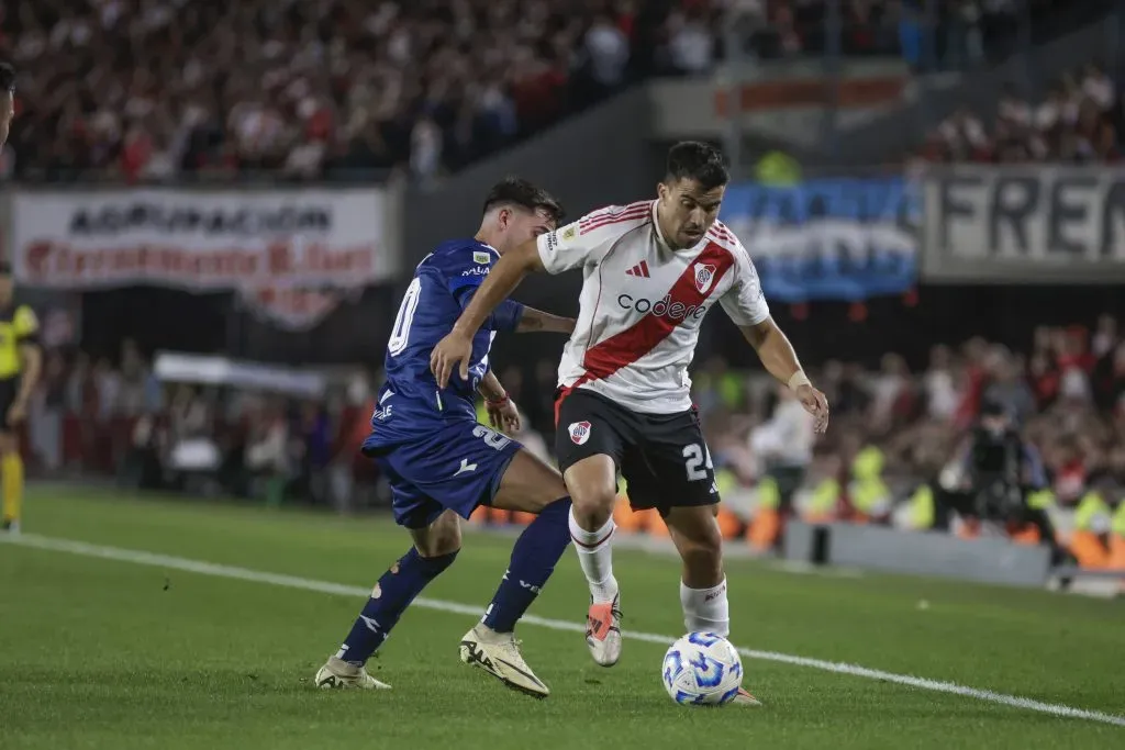 Marcos Acuña cambió el partido de River ante Vélez y tuvo un buen ingreso (Foto: LPM / Diego Haliasz).