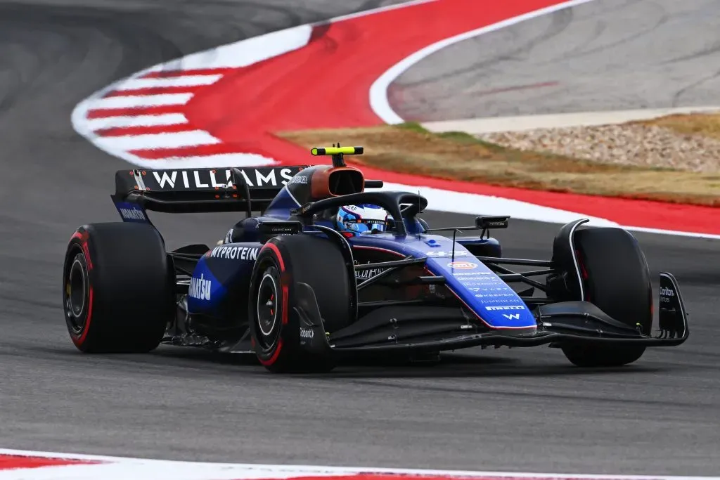 El auto de Colapinto en Austin. (Getty)