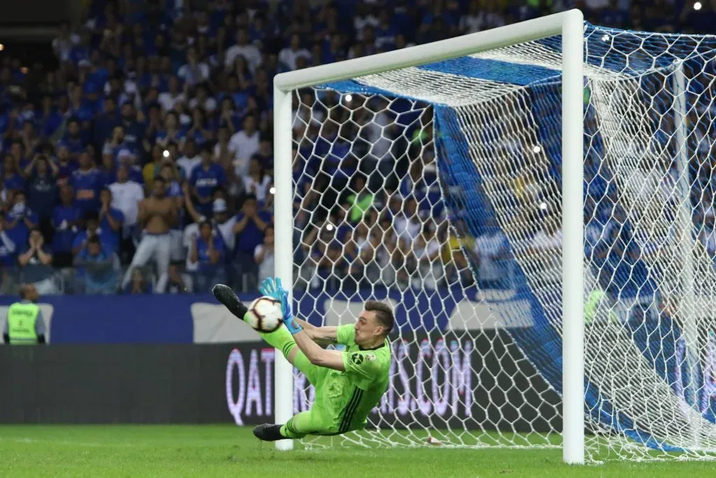 Cruzeiro x River Plate en Belo Horizonte. Armani fue la figura del partido