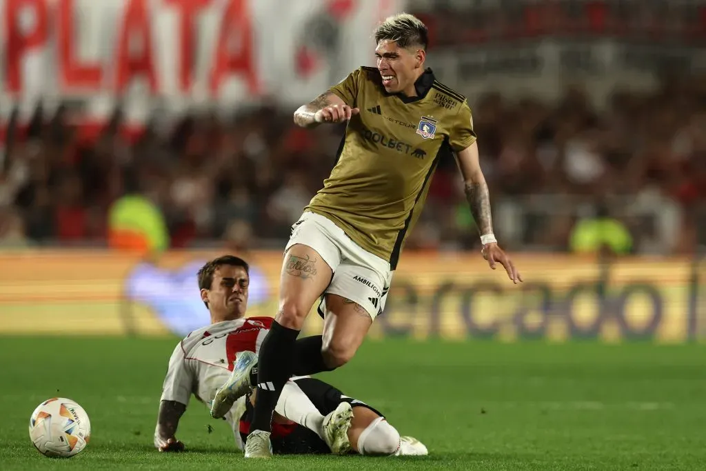 Carlos Palacios jugó ante River en cuartos de final y fue uno de los puntos altos de Colo Colo. (Foto: Imago).