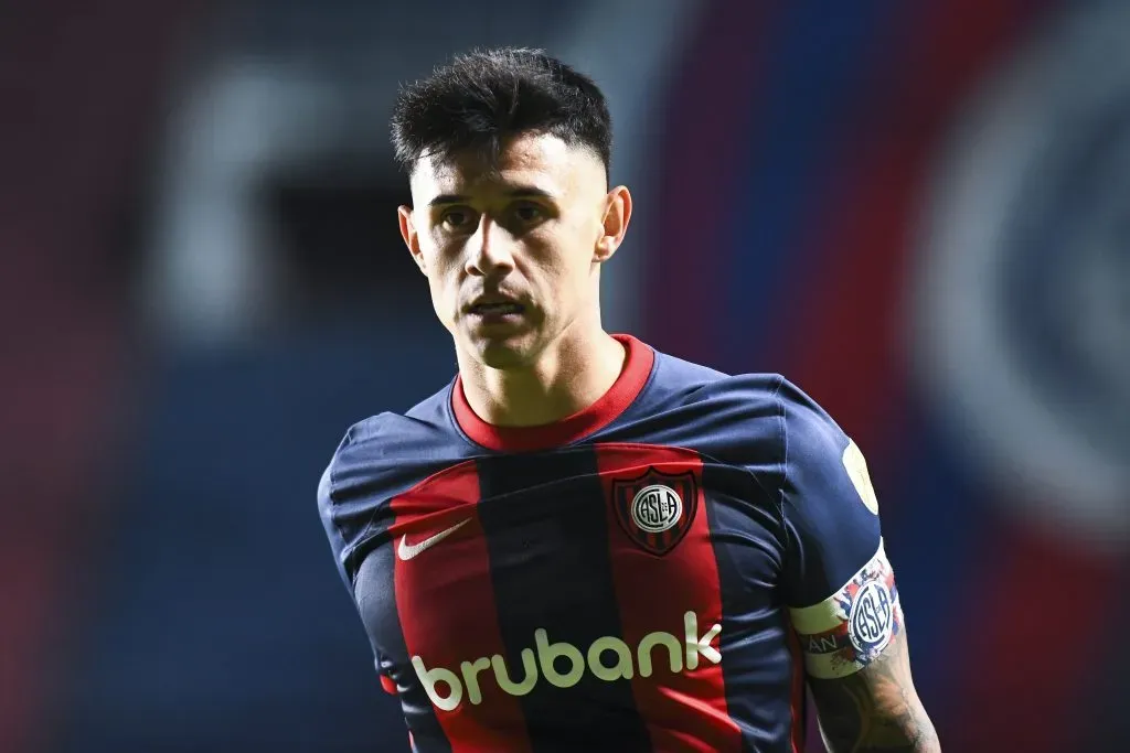 Adam Bareiro, delantero de San Lorenzo (Getty Images)