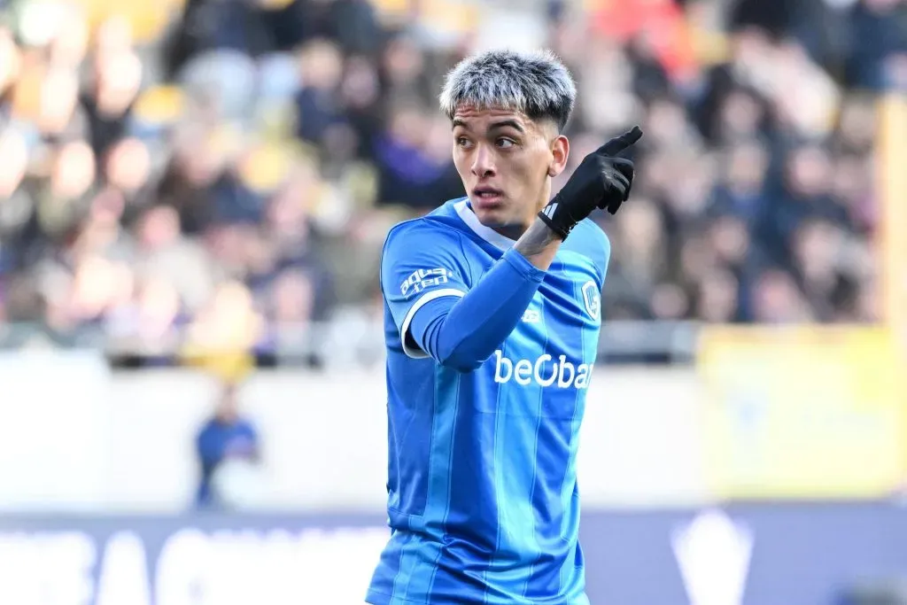 Matías Galarza en el Genk de Bélgica (Imago)