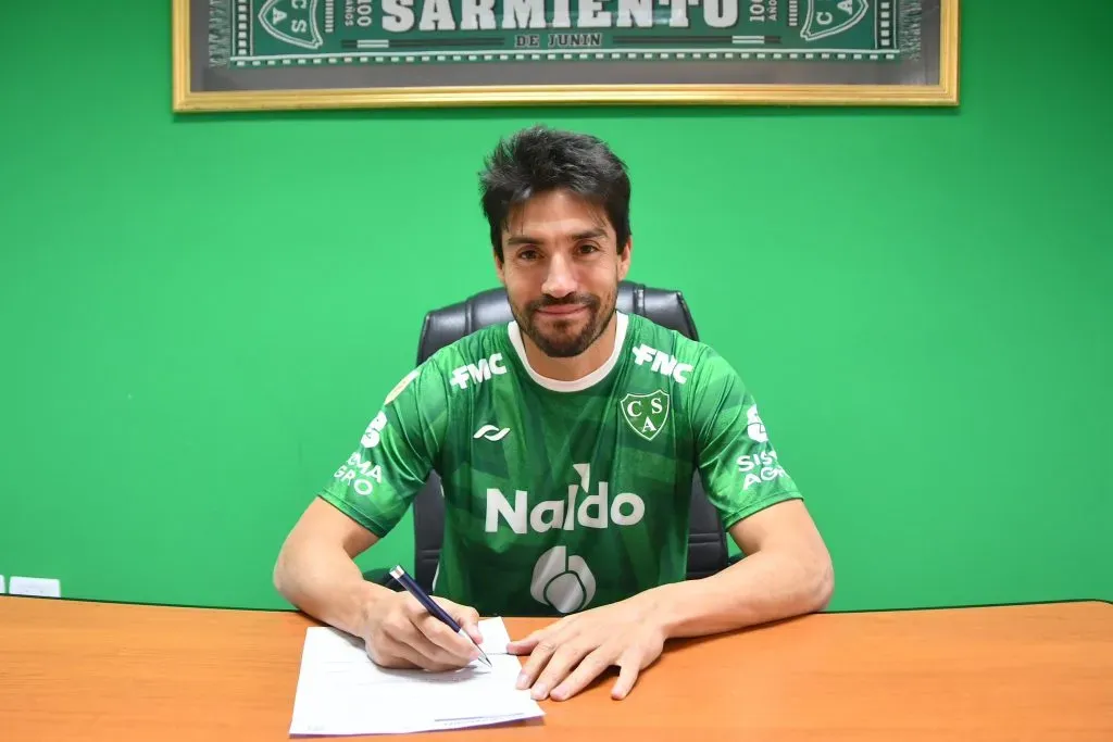 Nicolás Gaitán, nuevo refuerzo de Sarmiento. Foto: Prensa Sarmiento