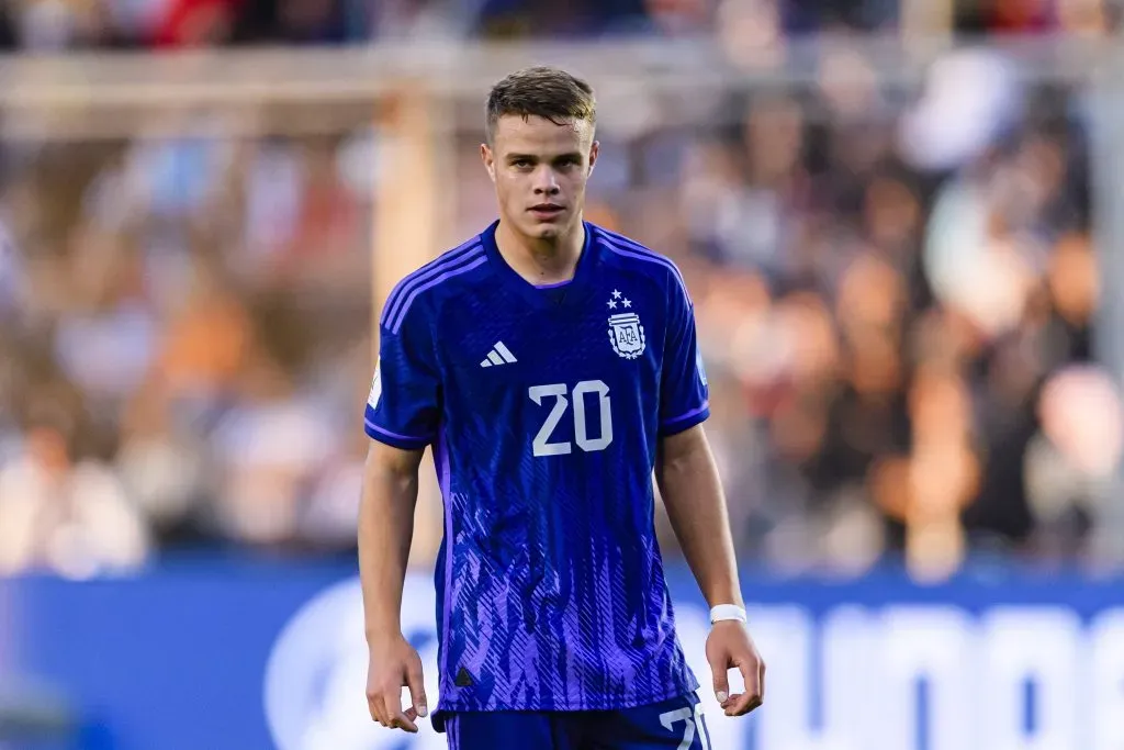 Miramón, en la Selección Argentina Sub 20.