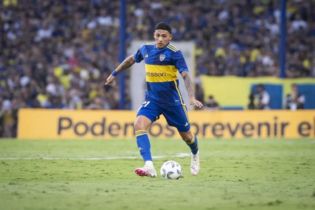 Ezequiel Fernández, en Boca. (IMAGO)