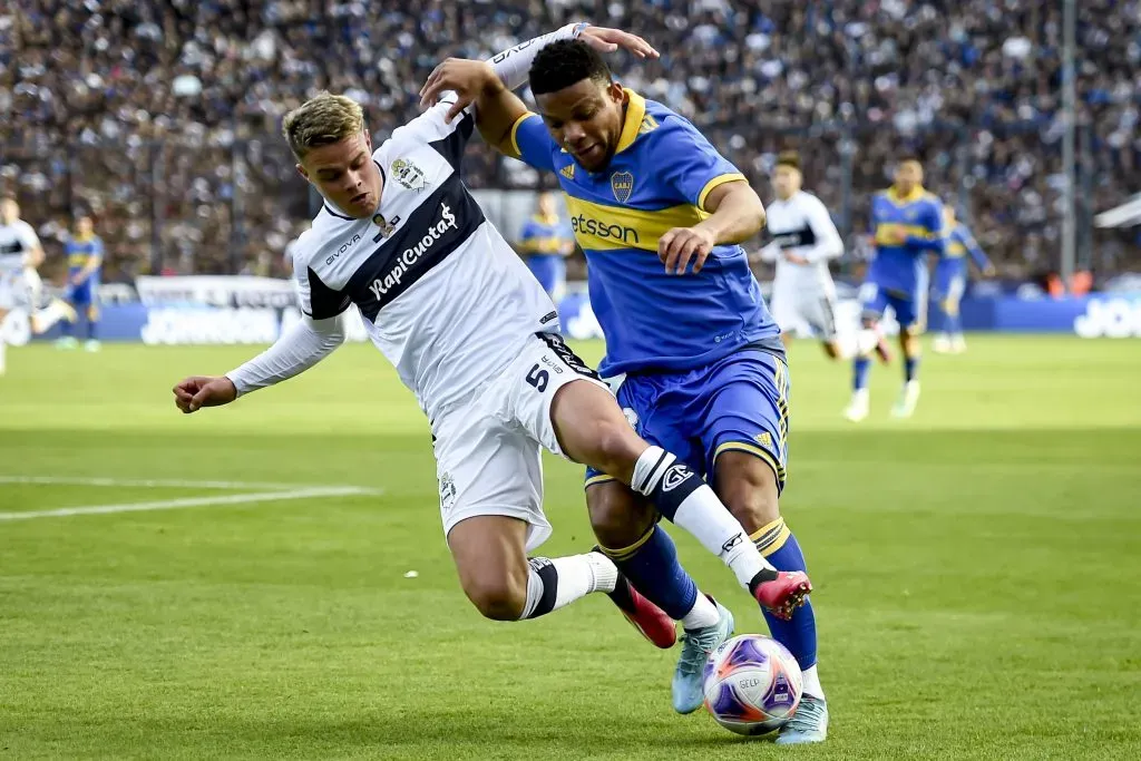 Ignacio Miramón en un Boca vs. Gimnasia (Getty Images)