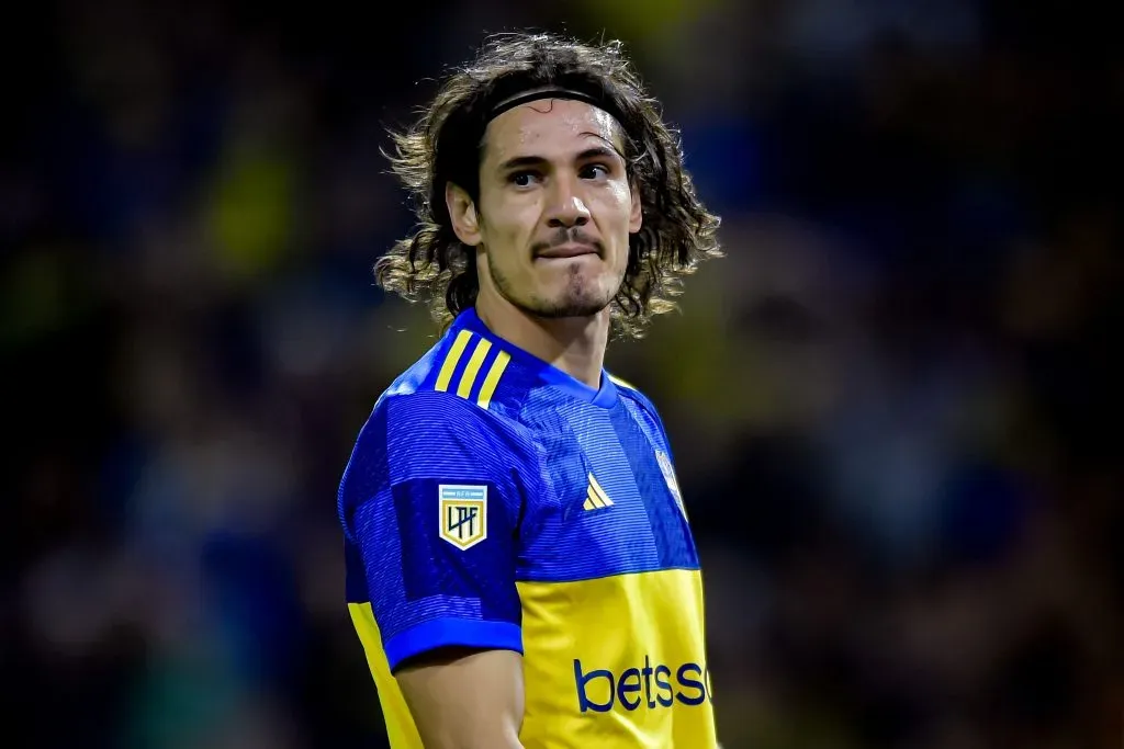 Edinson Cavani en Boca (Getty Images)