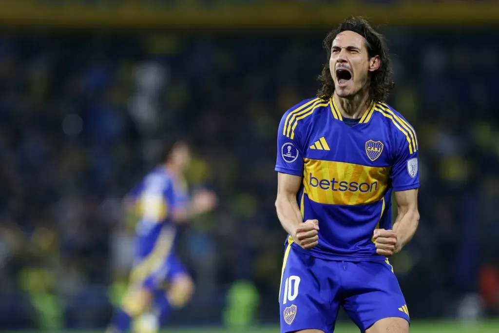 Edinson Cavani en Boca (Getty Images)