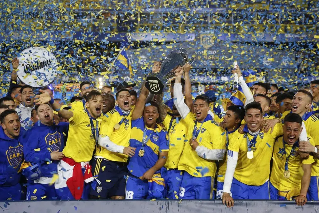 Boca, campeón de la Liga Profesional 2022. (Getty)