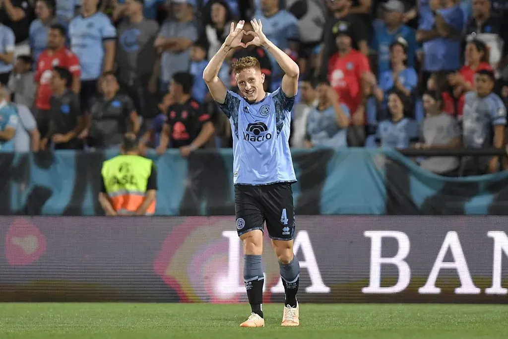 Juan Barinaga en Belgrano (Getty Images)