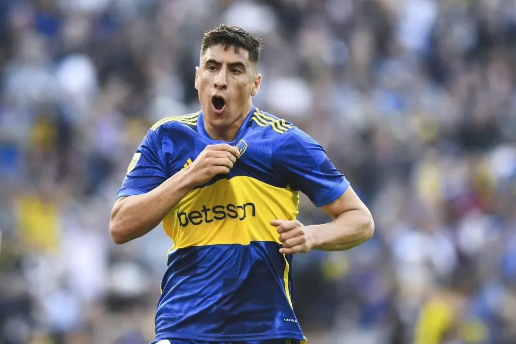 Miguel Merentiel en Boca (Getty Images)