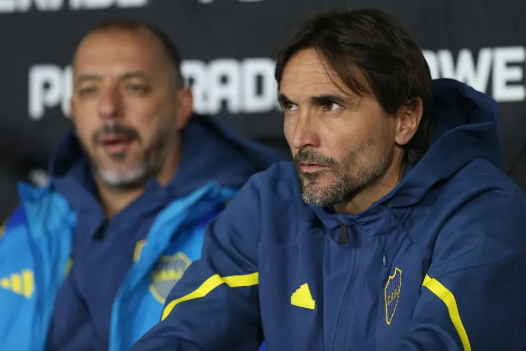 Diego Martínez, entrenador de Boca (Getty Images)