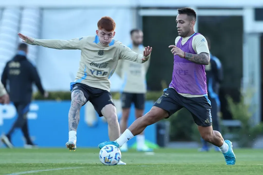 Valentín Barco, en la Selección Argentina