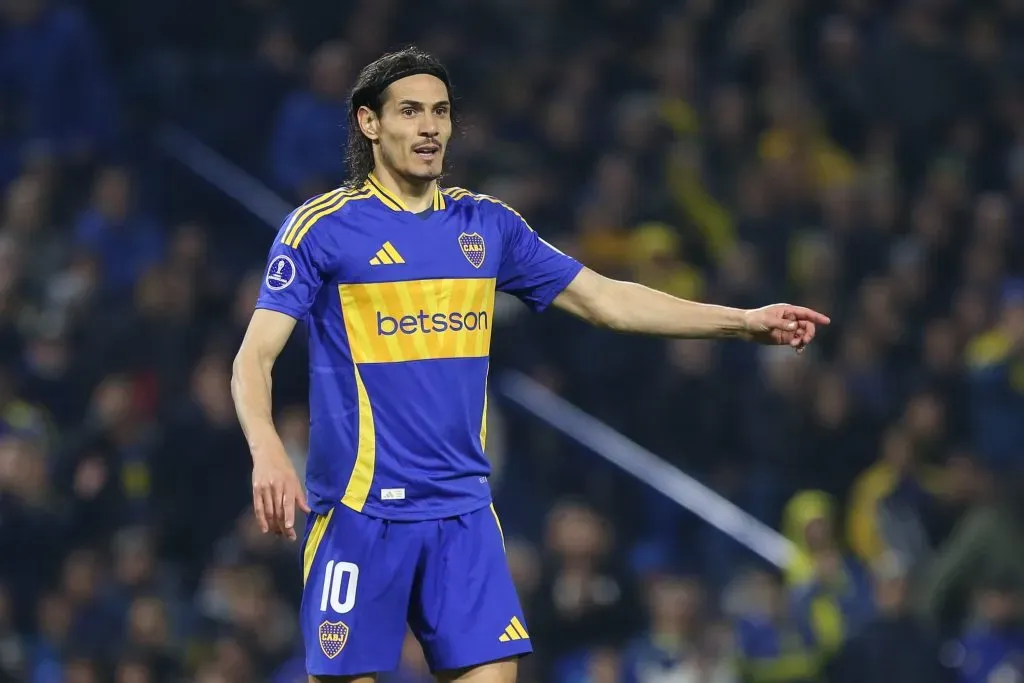 Edinson Cavani en Boca (Getty Images)