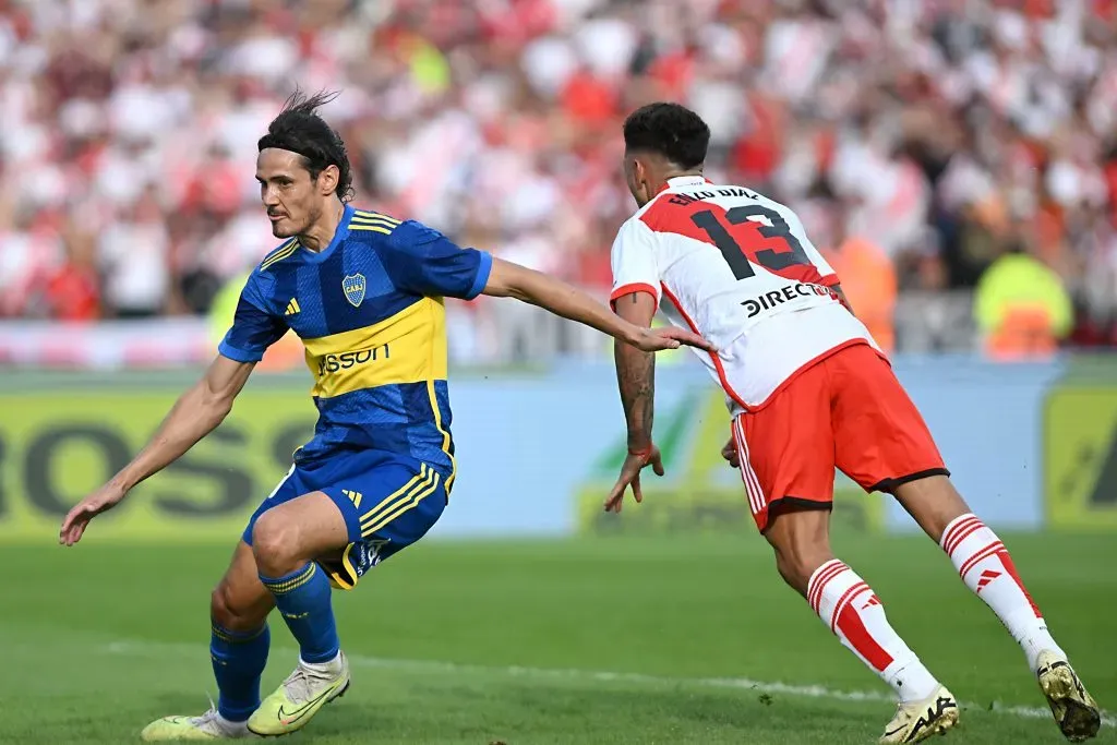 Cavani volvería a jugar en Boca ante River. (Getty)